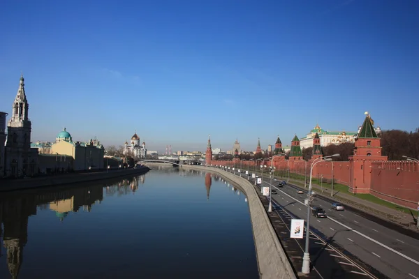 Rusya, Moskova. Moskova kremlin Panoraması. — Stok fotoğraf