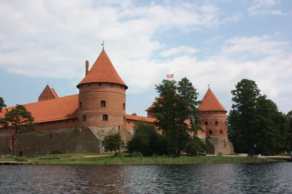 Castillo de Trakai en Lituania. — Foto de Stock