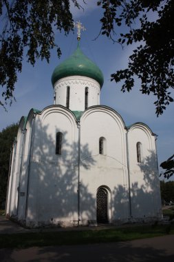Russia, Yaroslavl region, Pereslavl-Zaleski. Holy Transfiguration Cathedral clipart