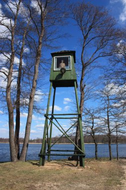 Lithuania, Druskininkai, Grutas Park. Watchtower. clipart