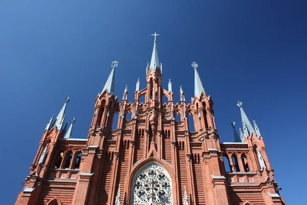 러시아, 모스크바입니다. 천주교 성당입니다. 조각. 스톡 사진