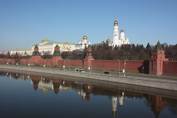 Rosja, Moskwa. Panorama Kremla. — Zdjęcie stockowe