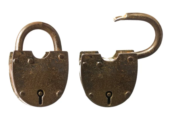 Locked and unlocked — Stock Photo, Image