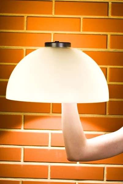 Lampa ręczna — Zdjęcie stockowe