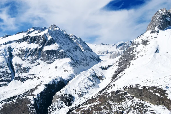 Blick auf die Schweizer Alpen — Stockfoto