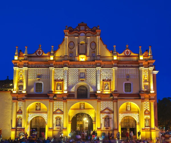 San Cristobal de las Casas Kathedrale. Stockbild