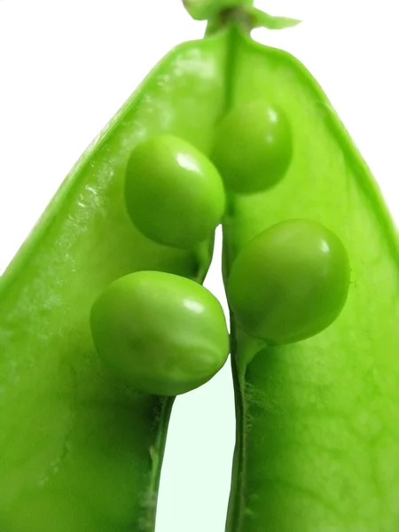 新鲜的绿色豌豆荚 — 图库照片#