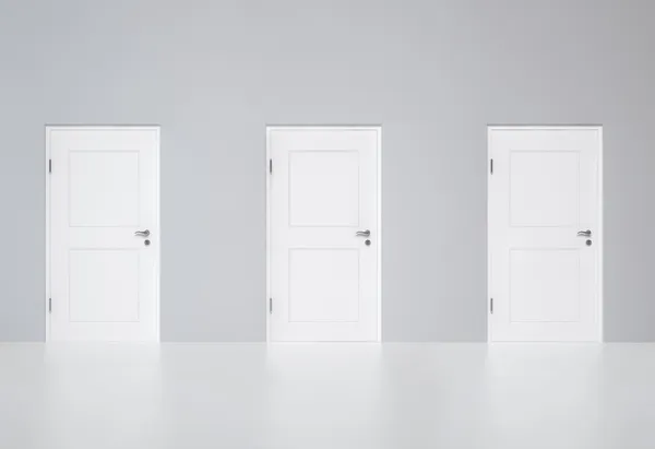 Três portas - Sua escolha — Fotografia de Stock