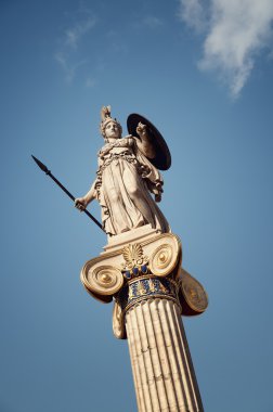 Statue of Athena in Athens, Greece clipart