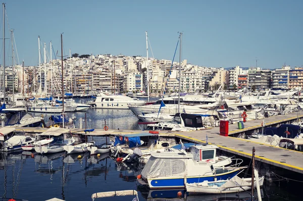 Marina Piraeus, Ateny — Zdjęcie stockowe