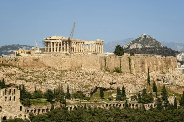 Akropolis, Atény, Řecko — Stock fotografie