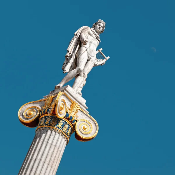 Standbeeld van apollo, Athene, Griekenland — Stockfoto