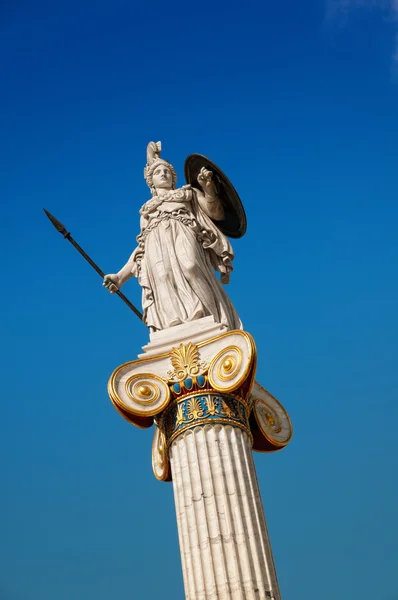 Estatua de Atenea en Atenas, Grecia — Foto de Stock