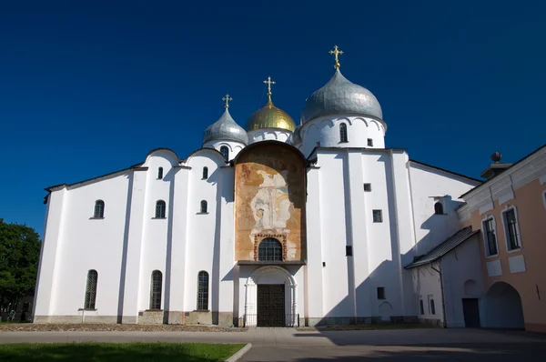 Catedral de Santa Sofía. Veliky Novgorod. Detintos del Kremlin — Foto de Stock