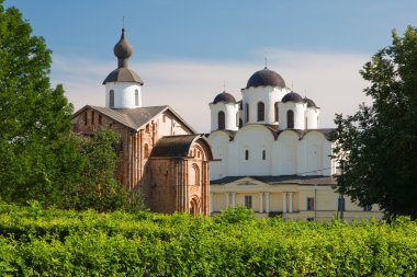 St. Nicholas Cathedral. Twelve century, Novgorod, Russia. clipart