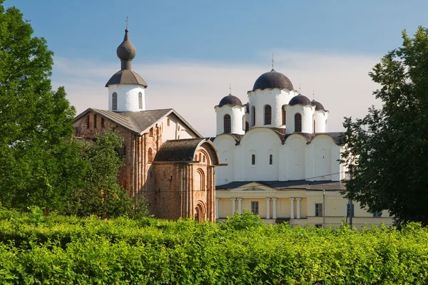 Catedral de San Nicolás. Siglo XII, Novgorod, Rusia . — Foto de Stock
