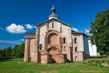 Church Paraskevy Friday at the auction. Veliky Novgorod clipart