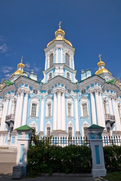 Nicholas Naval Cathedral. St. Petersburg, Russia — Stock Photo, Image