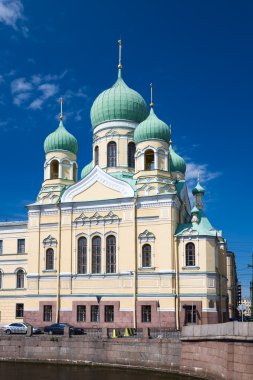 St. Isidorovskaya church. Saint-Petersburg, summer. Russia clipart