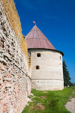 Royal Kulesi, on altıncı yüzyıl. Kale shlisselburg. Russi