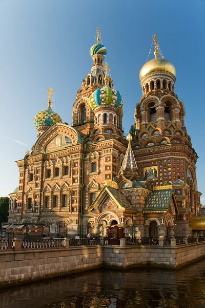 Church of the Resurrection, the Savior on the Blood, the early m — Stock Photo, Image