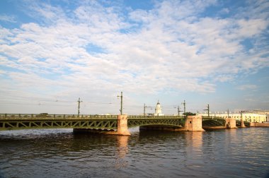 Types of St. Petersburg. Palace Bridge, Cabinet of Curiosities. clipart