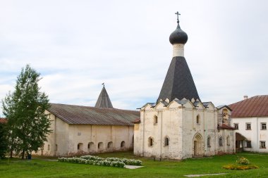 The Kirillo-Belozersky monastery. Church of St. Efimiya courtyar clipart
