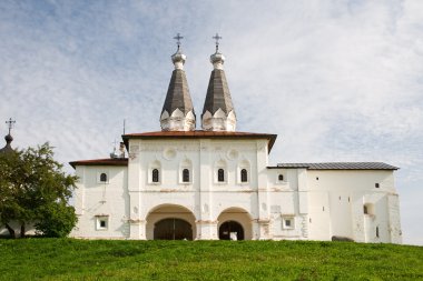 ferapontov Manastırı. Kutsal kapıları kazennaya palata. Rusya Kuzey