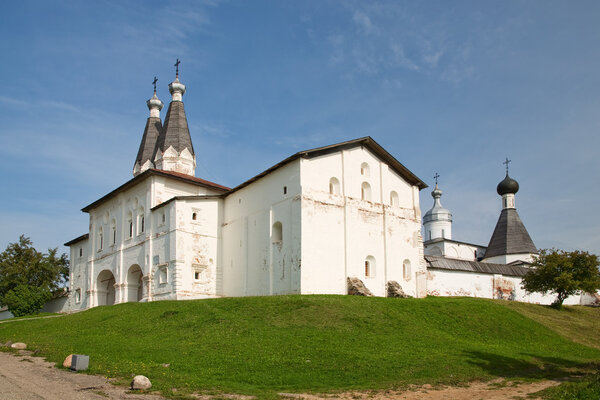 Ferapontov monastery. Holy Gates, Kazennaya palata. Russian North.