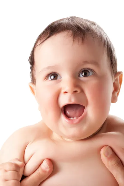 Helles Porträt des entzückenden Babys — Stockfoto