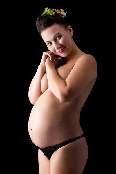 美しい大人の妊娠中の女性 — ストック写真