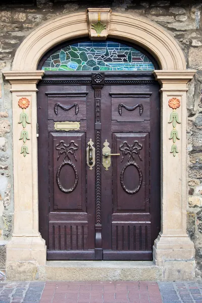 stock image Close-up image of ancient doors