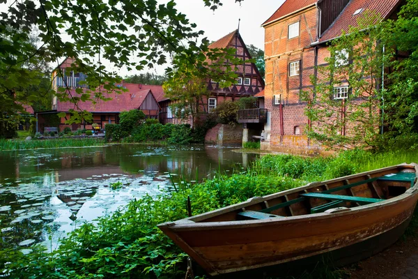 stock image Summer landscape with river