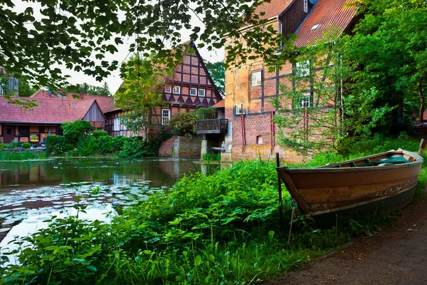 stock image Summer landscape with river