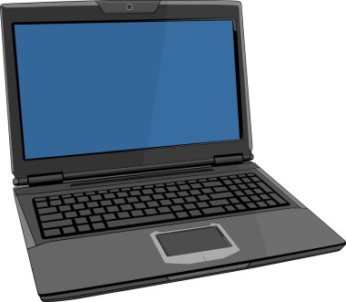 Notebook computer clipart