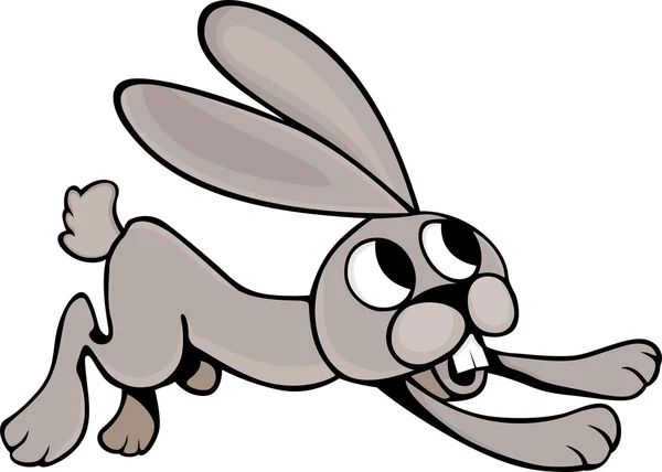 Hare running — Stock Vector