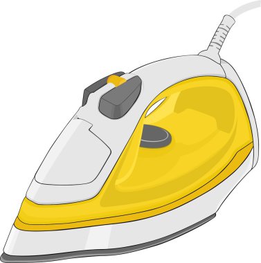 Steam iron clipart