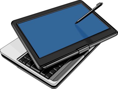 Notebook computer clipart