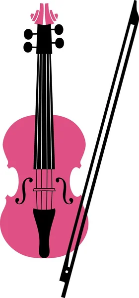 Hudební nástroje housle — Stockový vektor