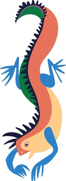 Изображение саламандры — стоковый вектор