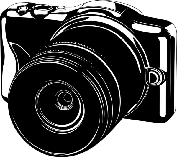 现代数字相机 — 图库矢量图片