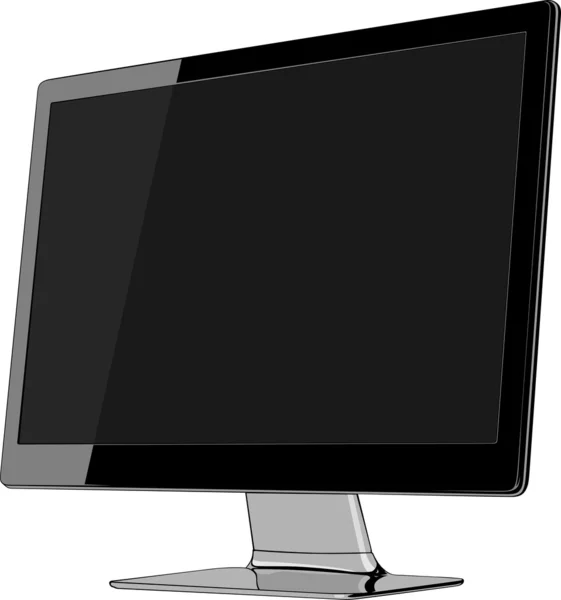 Počítačový monitor — Stockový vektor
