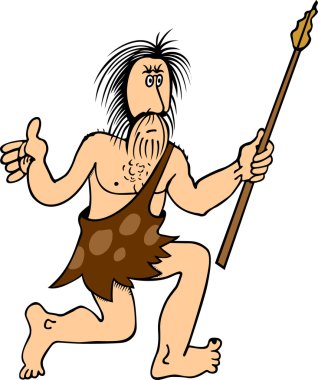 Ancient man clipart