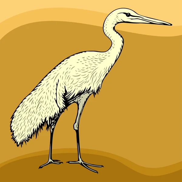 Векторная птица — стоковый вектор
