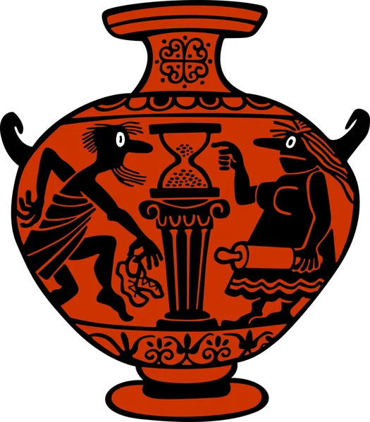 Antike Vase — Stockvektor
