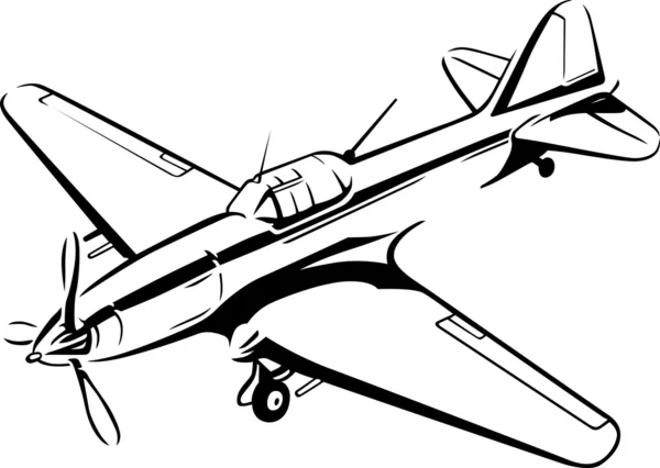 Uçak — Stok Vektör
