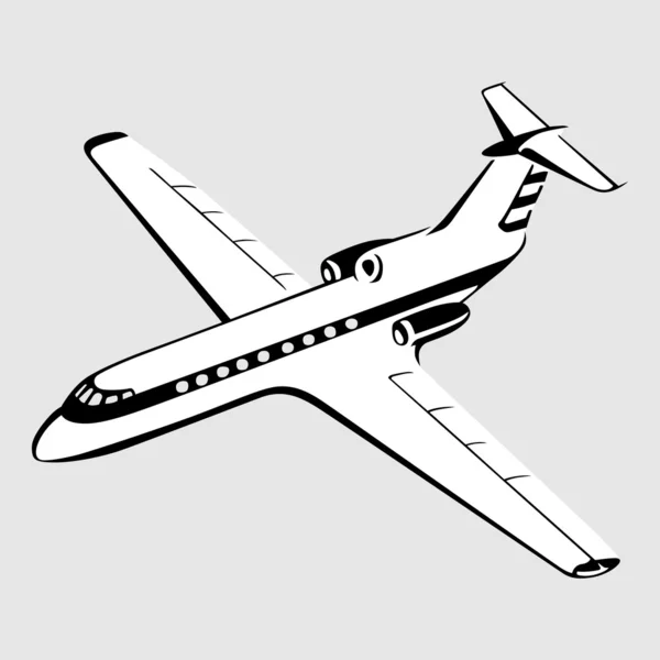 Avion — Image vectorielle