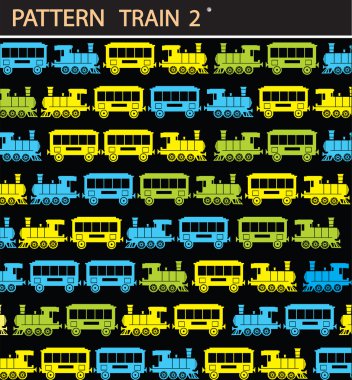 Pattern train 2 clipart