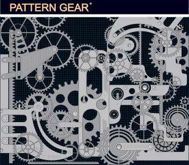 Pattern gear clipart