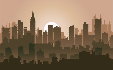 Nightly city5 clipart